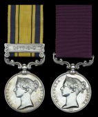 Pair: Sergeant-Major Thomas Scott, 24th Foot

South Africa 1877-79, 1 clasp, 1877-8-9 (1504 Cr. Sergt. T. Scott....