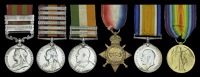 Six: Colonel H. R. Westmacott, Welsh Regiment

India General Service 1895-1902, 2 clasps, Punjab Frontier 1897-98,...