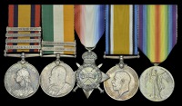 Five: Warrant Officer Class 2 J. Hewitt, Welsh Regiment, who was wounded in the Boer War and the Great...