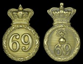 69th (South Lincolnshire) Regiment Other Ranks Shako Plates 1839 - 1855 Battalion Company and Grenadier Company,...