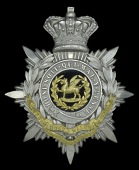 The South Wales Borderers 3rd Volunteer Battalion Officer’s Victorian Period Helmet Plate, an extremely fine...