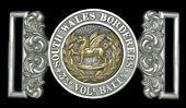 The South Wales Borderers 3rd Volunteer Battalion Officer’s Waist Belt Clasp c. 1883 - 1901, a fine quality...