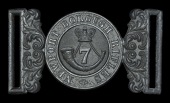Monmouthshire Rifle Volunteers 7th (Newport Borough) Company Officer’s Waist Belt Clasp, a fine quality example in...