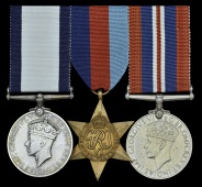 A rare and important Dunkirk C.G.M. group of three awarded to Acting Leading Seaman Ronald Thirlwall, H.M.S....