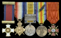 The group of five miniature dress medals attributed to Commander Sir Cuthbert Blake, Bt., Royal...
