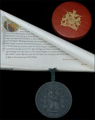 A Baronial Scroll appointing Sir William Warrender Mackenzie, G.B.E., a Baron of the United Kingdom as Baron Amulree...