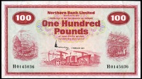 BRITISH BANKNOTES, Northern Bank Ltd: Northern Ireland, One Hundred Pounds, 1 February 1977, H 0145036, signature of...