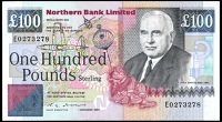 BRITISH BANKNOTES, Northern Bank Ltd: Northern Ireland, One Hundred Pounds, 1 November 1990, E 0273278, signature of...