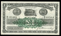 BRITISH BANKNOTES, Provincial Bank of Ireland Ltd: Northern Ireland, One Pound, 1 May 1946, N/J 095464, signature of...