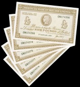 BRITISH BANKNOTES, Provincial Bank of Ireland Ltd: Northern Ireland, Five Pounds (5), all 5 January 1970, GN 074366,...
