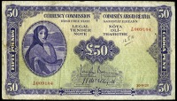 BRITISH BANKNOTES, Currency Commission, Fifty Pounds, 10 September 1928, Y/01 009104, Brennan-McElligott signatures...