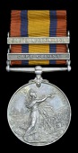 Queen’s South Africa 1899-1902, 2 clasps, Cape Colony, South Africa 1901 (8031 Pte. Sir A. Wells, 40th. Coy. 10th....