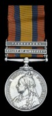 Queen’s South Africa 1899-1902, 2 clasps, Relief of Kimberley, Paardeberg (2062 Serjt: The Hon: W. Beresford....