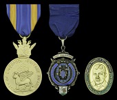 The Cardiff Teachers’ Association Past President’s Medal awarded to Viscount Tonypandy, Speaker of the House of...