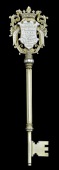 A Silver-gilt Presentation Key, inscribed ‘County Council of Cumberland Presented to the Viscount Morpeth, M.P.,...