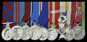 The important R.V.M. Royal Household group of nine awarded to Mr. O. Humfrey, better know as ‘Humfrey at the...