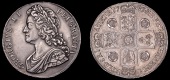 George II (1727-1760), Crown, 1741, roses, edge decimo qvarto (ESC 1666; S 3687). Good very fine, reverse better,...