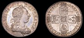George III (1760-1820), Pre-1816 issues, Shilling, 1763 (ESC 2124; S 3742). Better than extremely fine, attractively...