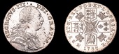 George III (1760-1820), Pre-1816 issues, Shilling, 1787/6, no semée of hearts, no stops at date (cf. Manville, BNJ...