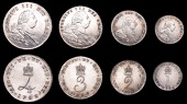 George III (1760-1820), Pre-1816 issues, Maundy set, 1792 (ESC 2237; S 3763) [4]. Extremely fine, of bright...