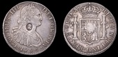 George III (1760-1820), Bank of England, CHILE, Charles IIII, 8 Réales, 1794da, Santiago, obv. countermarked with...