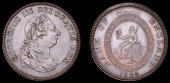 George III (1760-1820), Bank of England, Restrike Proof Dollar, 1804, types C/2, by W.J. Taylor, in copper, first...