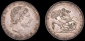 George III (1760-1820), New coinage, Crown, 1818, edge lix (ESC 2009; S 3787). Surface marks, otherwise extremely...
