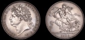 George IV (1820-1830), Crown, 1821, upright wwp, edge secundo (ESC 2310; S 3805). Extremely fine but sometime...