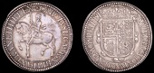 Scotland, Charles I, Third coinage, Briot’s issue, Thirty Shillings, mm. flower on obv., thistle-head on rev.,...