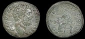 Roman Imperial Coinage, Clodius Albinus (Cæsar), Sestertius, Rome, 194-5, bare-headed bust right, d clod sept albin...