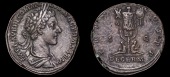 Roman Imperial Coinage, Commodus, Sestertius, Rome, 177, laureate, draped and cuirassed bust right, imp l avrel...