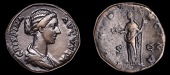 Roman Imperial Coinage, Crispina, As, Rome, 180-3, draped bust right with braided hair, crispina avgvsta, rev. ivno...
