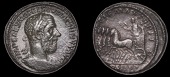 Roman Imperial Coinage, Macrinus, As, Rome, January-June 218, laureate, draped and cuirassed bust right, imp caes m...