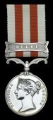 Indian Mutiny 1857-59, 1 clasp, Delhi (Wm. Bowker, 6th Dragn Gds.) minor edge bruising, good very fine	 £300-340
