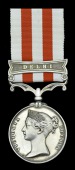 Indian Mutiny 1857-59, 1 clasp, Delhi (J. Grimshaw, 52nd L.I.) suspension claw tightened, good very fine 	 £300-340