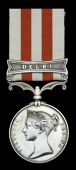 Indian Mutiny 1857-59, 1 clasp, Delhi (W. Pither, 52nd L.I.) very fine 	 £400-500