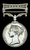 Indian Mutiny 1857-59, 1 clasp, Delhi (Corpl. M. Hickley, 1st Bn. 60th Rifles) very fine	 £400-500