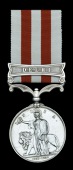 Indian Mutiny 1857-59, 1 clasp, Delhi (C. Murphy, 1st Bn. 60th Rifles) contact marks, therefore nearly very fine	...