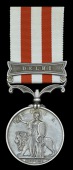 Indian Mutiny 1857-59, 1 clasp, Delhi (Bombr. Alfd. Morris, 4th Compy. 4th Bn. Bl. Art.) minor edge nicks, good very...