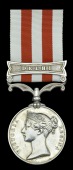 Indian Mutiny 1857-59, 1 clasp, Delhi (Rifleman Surrupjeet Doorah Sirmoor Rifle Battn.) officially re-impressed...
