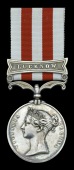 Indian Mutiny 1857-59, 1 clasp, Lucknow (2nd Captn. W. J. Bradford, A. Cy. 3rd Bn. Madras Art.) good very fine 	...