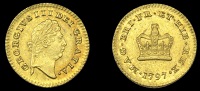 George III (1760-1820), Pre-1816 issues, BRITISH COINS, George III (1760-1820), Pre-1816 issues, Third-Guinea, 1797,...