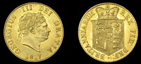 George III (1760-1820), New coinage, BRITISH COINS, George III (1760-1820), New coinage, Half-Sovereign, 1817 (M...