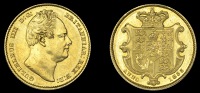 William IV (1830-1837), BRITISH COINS, William IV (1830-1837), Sovereign, 1835 (M 19; S 3829B). Probably sometime...
