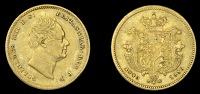 William IV (1830-1837), BRITISH COINS, William IV (1830-1837), Half-Sovereign, 1836 (M 412; S 3831). Good fine	£300-400