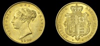 Victoria (1837-1901), BRITISH COINS, Victoria (1837-1901), Half-Sovereign, 1842 (M 416; S 3859). Good extremely...