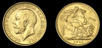 George V (1910-1936), BRITISH COINS, George V (1910-1936), Sovereign, 1911 (M 213; S 3996). Extremely fine	£180-220
