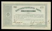 WORLD BANKNOTES, Gouvernements Noot, Ten Pounds, 28 May 1900, Pretoria, no. 7361, Marais-Malherbe signatures (Hern...