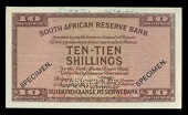 WORLD BANKNOTES, Reserve Bank, Ten Shillings, 6 September 1933, no numbers, stamped specimen twice, perforated...