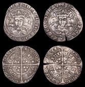 Henry VI (First reign, 1422-1461), BRITISH COINS, Henry VI (First reign, 1422-1461), Pinecone-Mascle issue, Groat,...